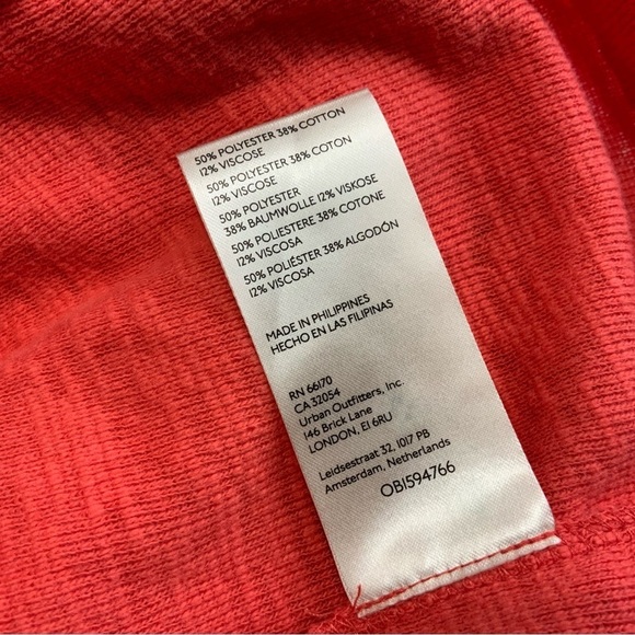 Pilcro And The Letterpress Sweater by Anthropologie. Red/Orange, Size Large. - Picture 5 of 6